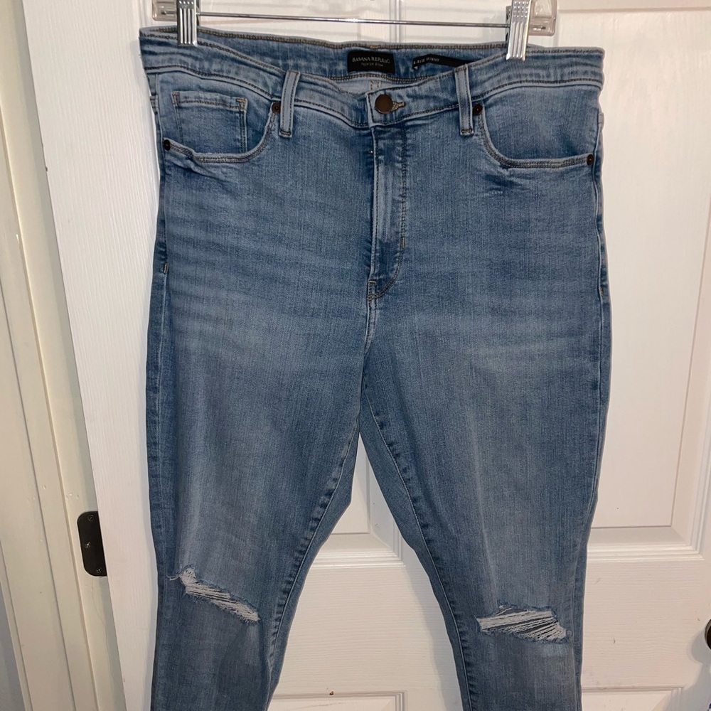 Mid-Rise Skinny jeans from Banana Republic.